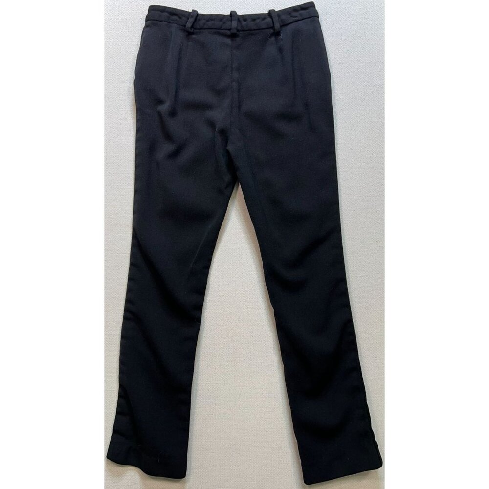 Lauren Ralph Lauren Women's Slim Fit Wool Chino Pants Stretch Size 4P Black - Picture 2 of 9